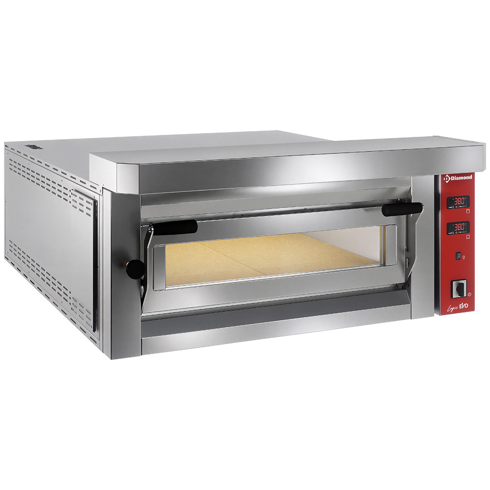 Horno eléctrico para pizza, 6 pizzas 350mm - FULL de piedra refractaria