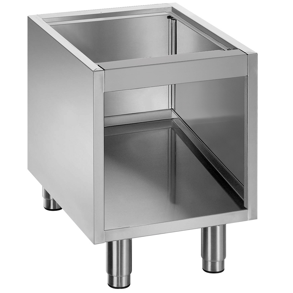 Base abierta en pies inox ajustables