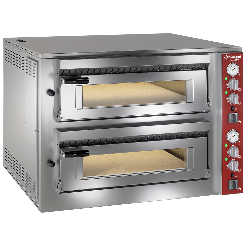 Horno eléctrico 2x 4 pizzas