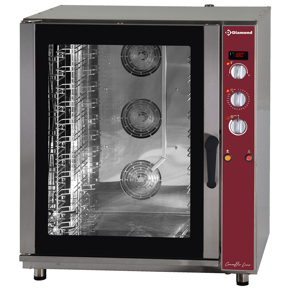 Horno de conveccion eléctrico 11x EN(GN) umidificator automatico