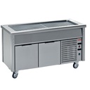 Elemento a top refrigerado sobre armario refrigerado