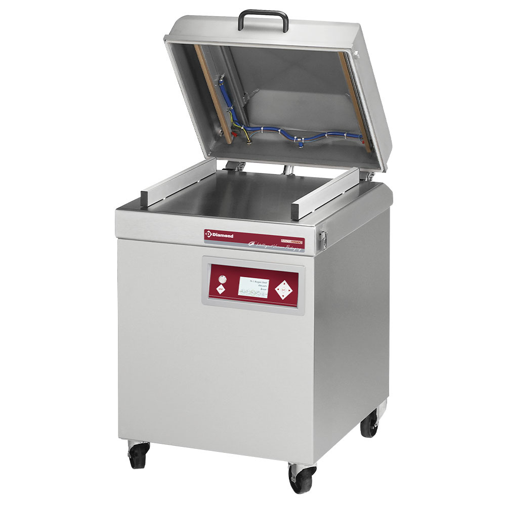 Máquina de vacío, cuba de acero inoxidable 500x520xh200 mm. -63 m3/h pantalla LCD