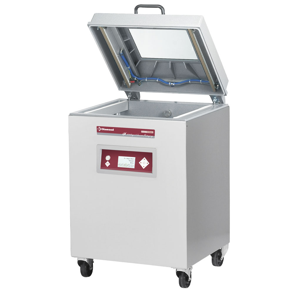 Máquina de vacío, cuba aluminio 500x520xh230 mm. - 63 m3/h pantalla LCD