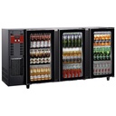 Enfriador de botellas 3 puertas de vidrio, 579 litros