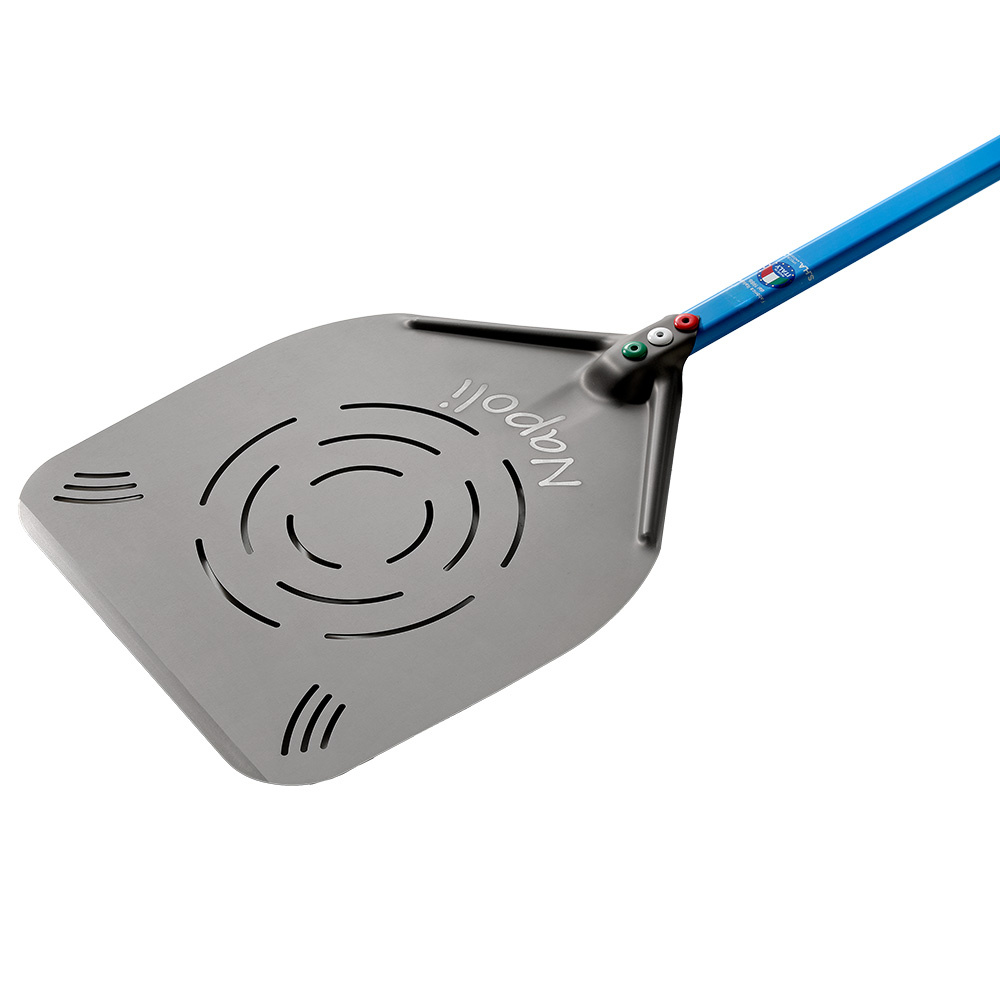 Pala napolitana perforada de aluminio 320 mm
