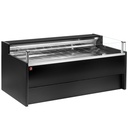 Vitrina refrigerada con cristal Autoservicio, ventilada, con reserva - NEGRO