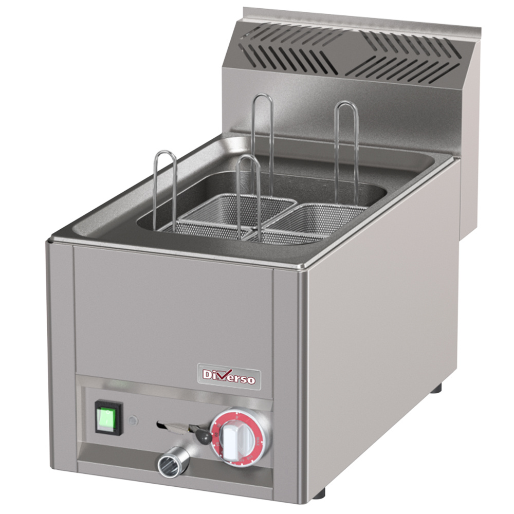 Cocedor de pasta eléctrico GN 1/2 200 mm, -Top-