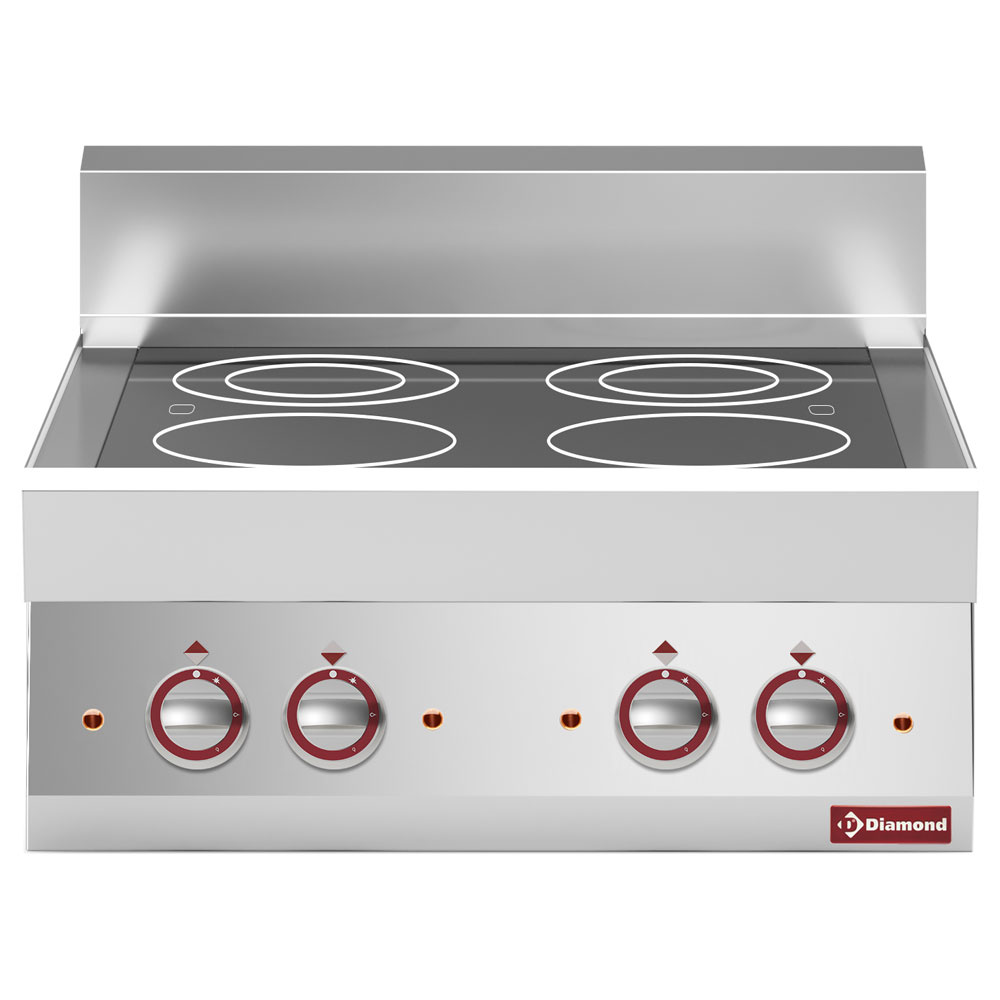 Cocina eléctrica en vitroceramica 4 zonas -Top-