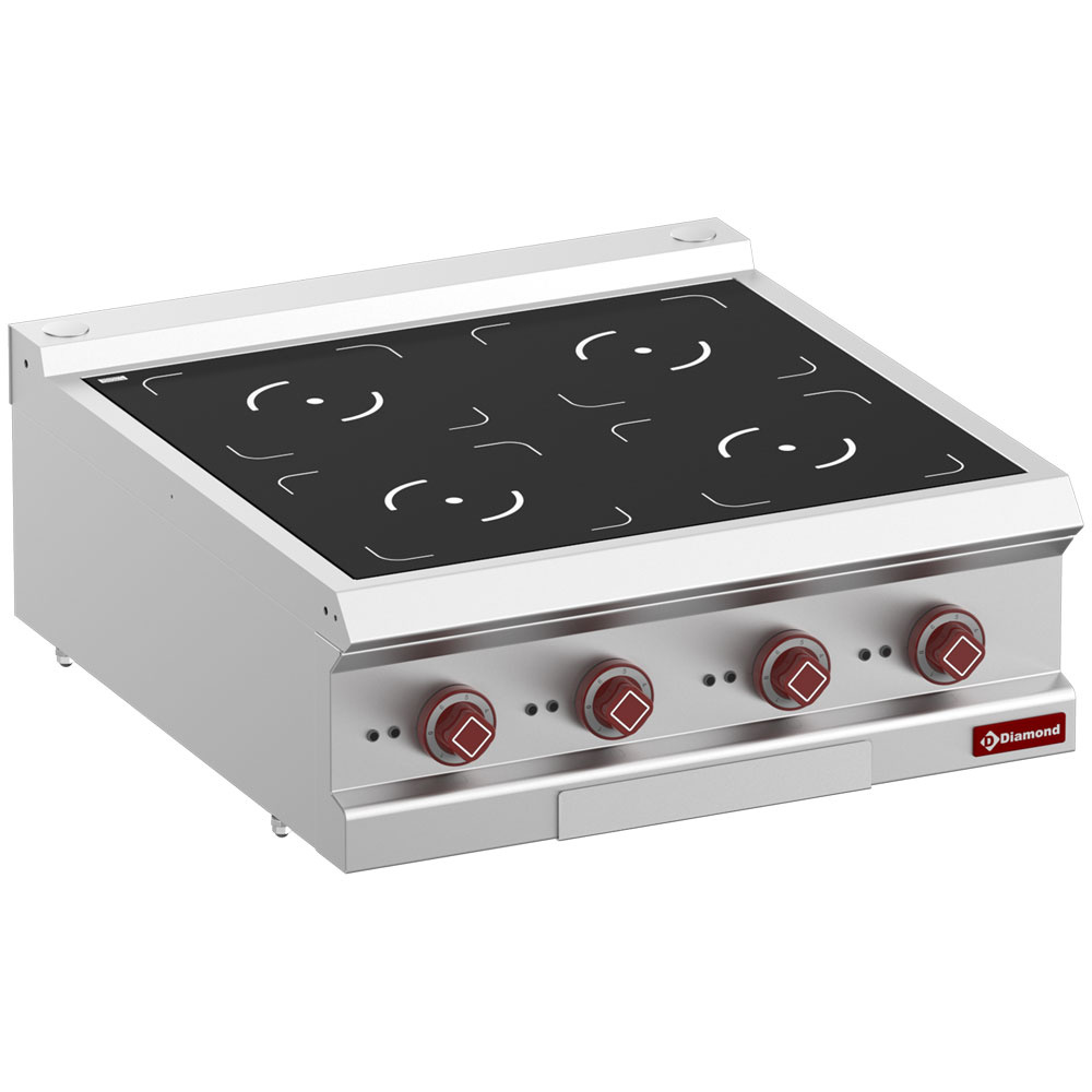 Cocina eléctrica, 4 fogones de inducción -Top-