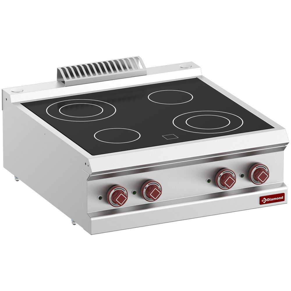 Cocina vitrocerámica 4 zonas -Top-