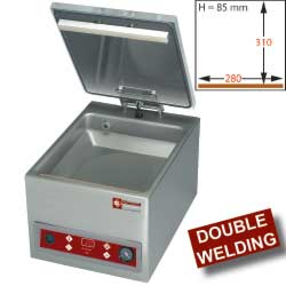 Máquina sistema a vacuo, cámara 280x310xh85 mm. - 4 m3/h