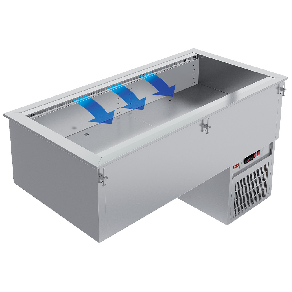 Elemento cuba refrigerada, ventilado, 5x GN 1/1