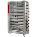Asador de gas, 15 espadas, (90 pollos)