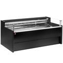 Vitrina refrigerada con cristal Autoservicio, ventilada, con reserva - NEGRO
