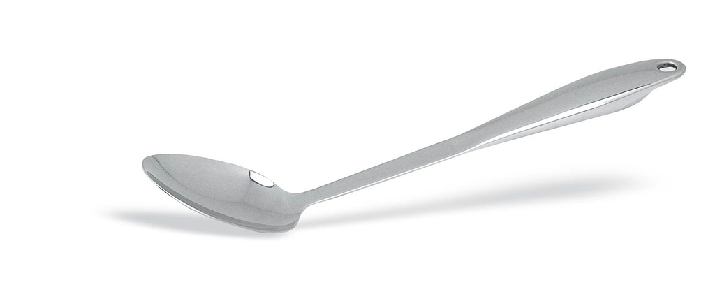 [P364100] Ergo Line cuchara de servicio de una sola pieza de acero inoxidable de 34 ½ centímetros en acabado espejo