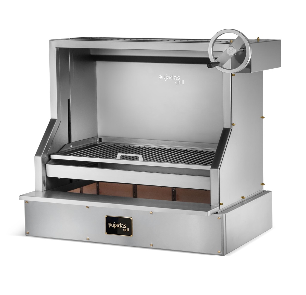 [P8581001SS] Brasa abierta de sobremesa Acero Inoxidable