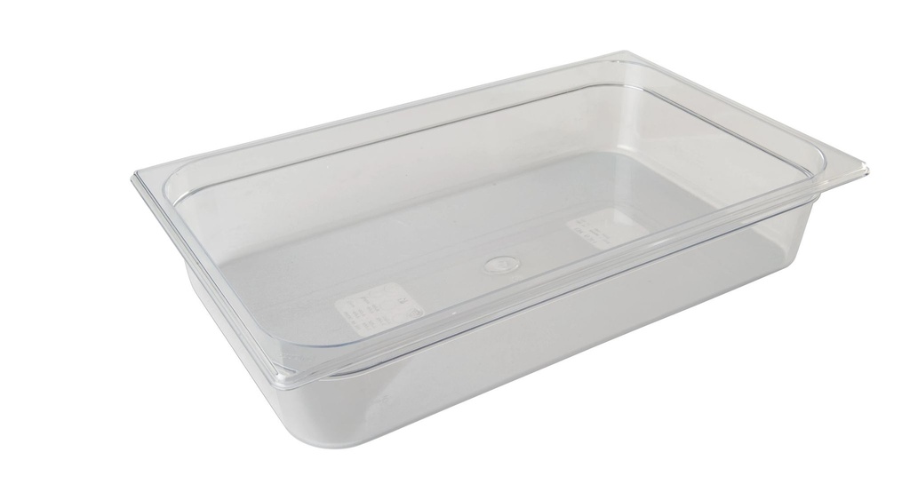 [P1110BF] Cubeta Gastronorm GN de sin Bisfenol-A de tamaño 1/1 y 100 mm de profundidad