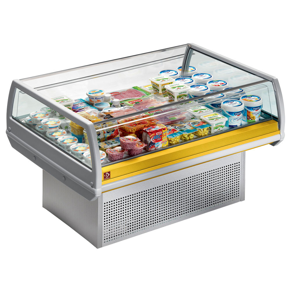Vitrina "panorámica" self-service refrigerada