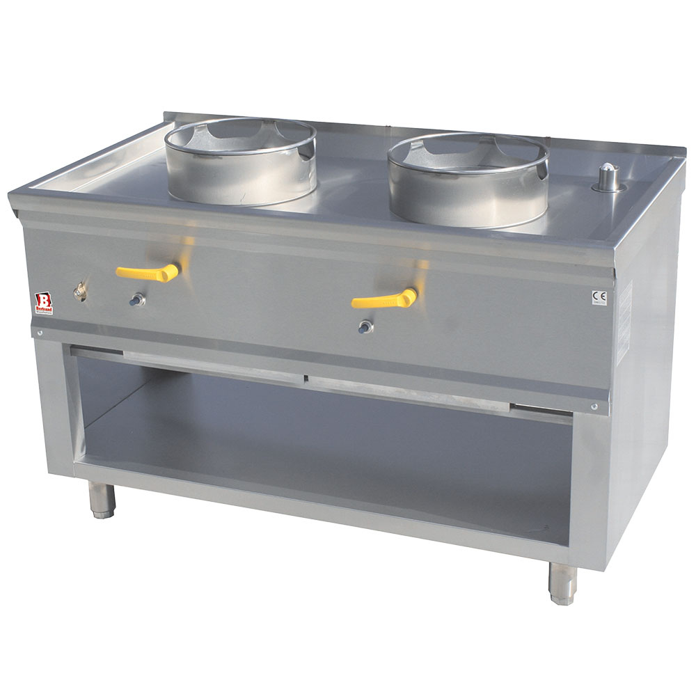 Hornillo wok 2 quemadores