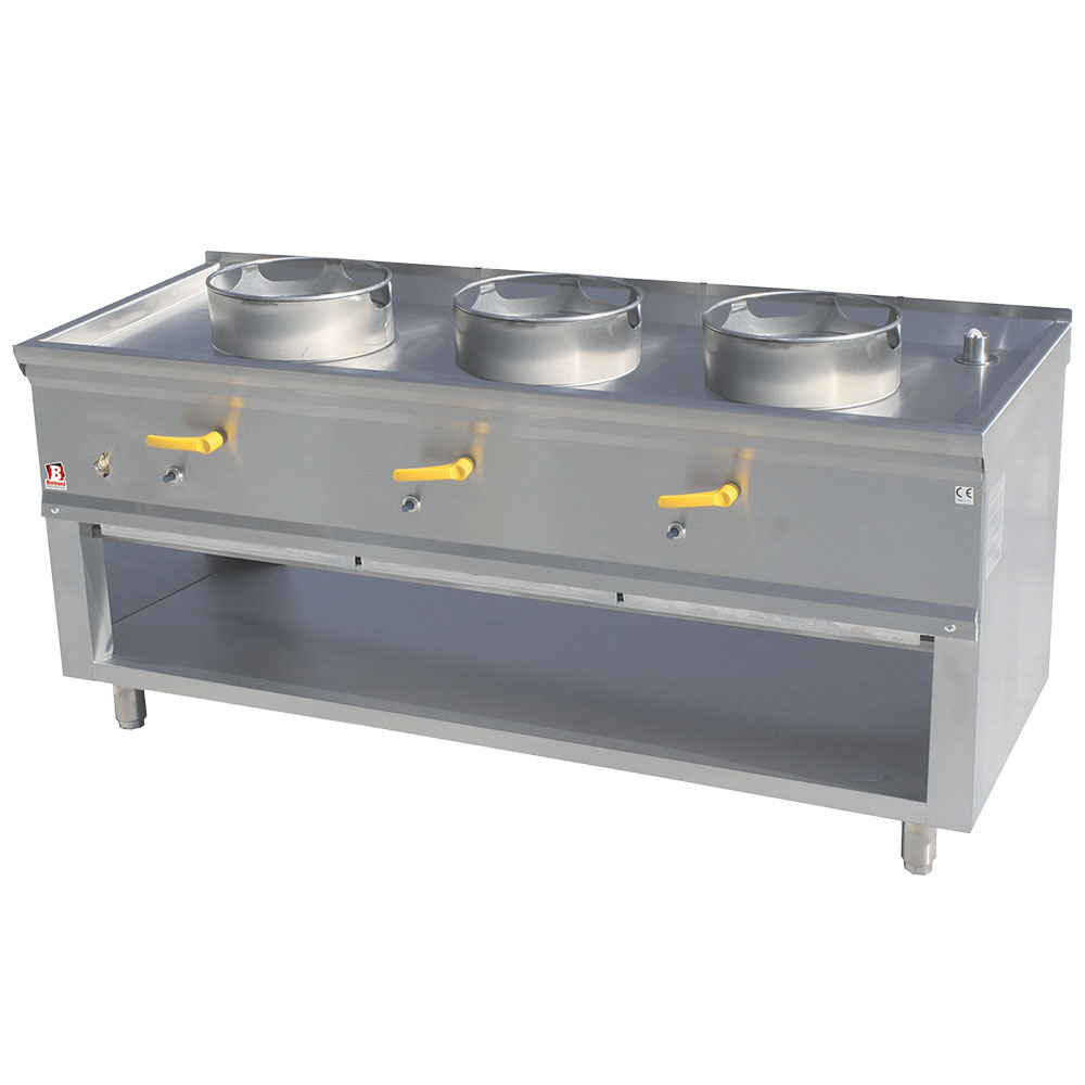Hornillo wok 3 quemadores