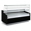 Vitrina neutra, pastelería vidrio, con reserva neutra – NEGRO