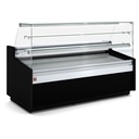 Vitrina ventilada, pastelería vidrio, con reserva – NEGRO