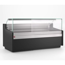 Vitrina neutra, pastelería vidrio, con reserva neutra – NEGRO
