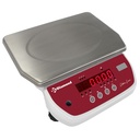 Báscula electrónica de acero inoxidable, 15Kg x 2g