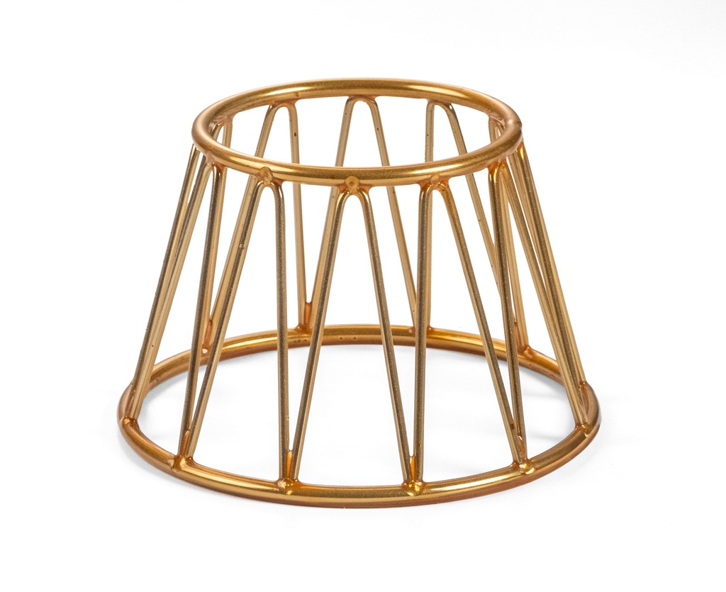 [P597230] Expositor dorado mini Crown 10 cm