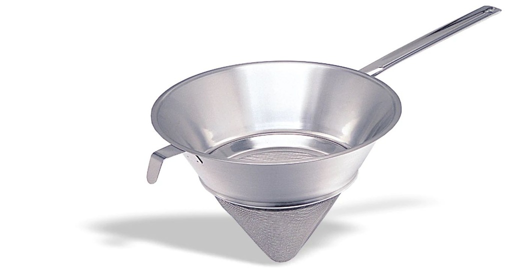 [P347024] Colador chino con malla de acero inoxidable de 24 cm
