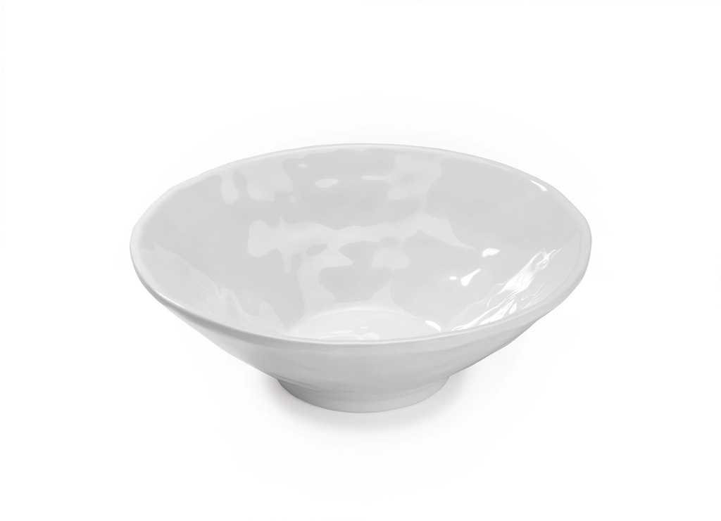 [P22353] Bol redondo de 24 cm de melamina blanco