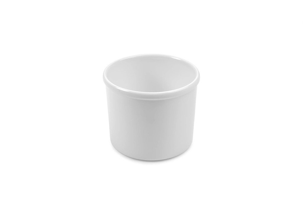 [P22160] Vasija 1 litro de melamina en blanco