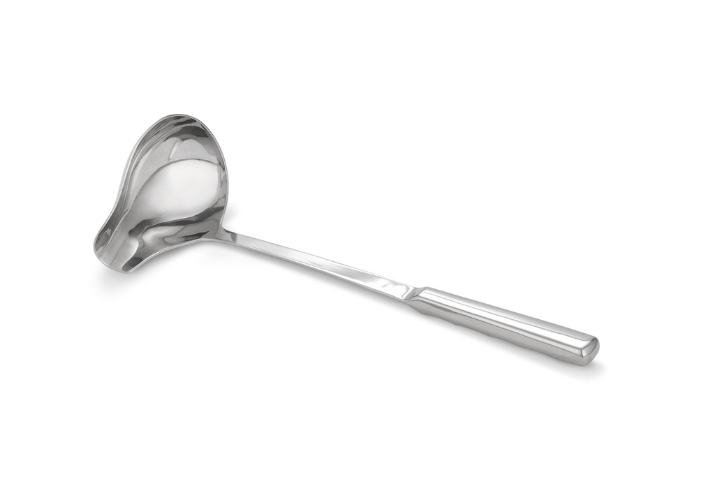 Cucharón de mango hueco de 2 onzas con chorro