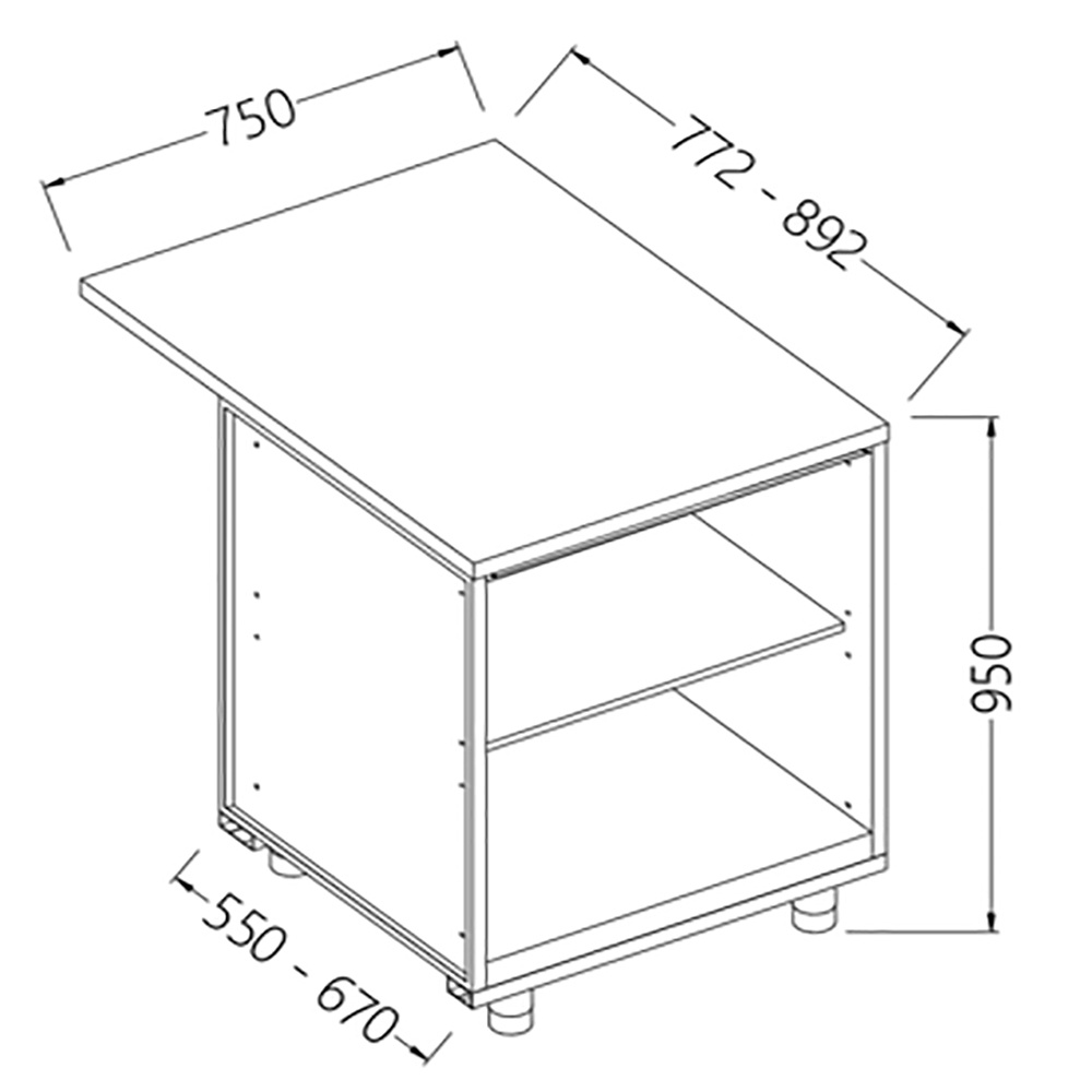 Mostrador de bar neutro_sección de caja