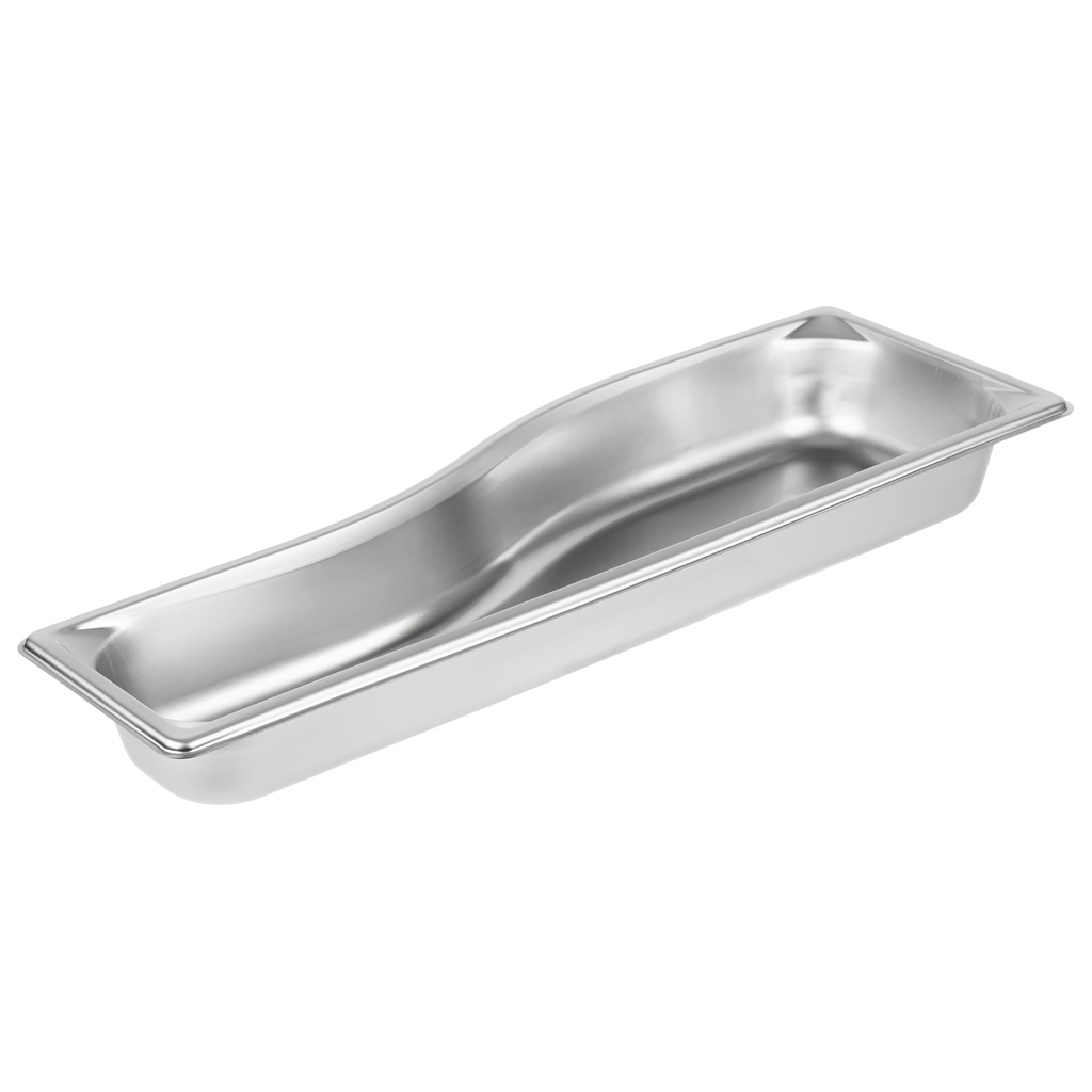 [3100020] Tamaño completo de 2 ½ pulgada de profundidad Super Pan® de acero inoxidable super forma larga sartén salvaje