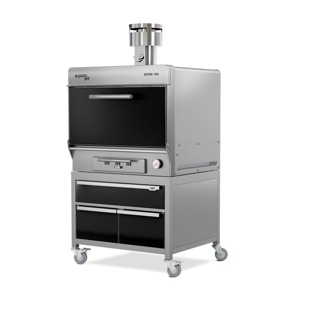 Horno de brasa Premium 140 Negro