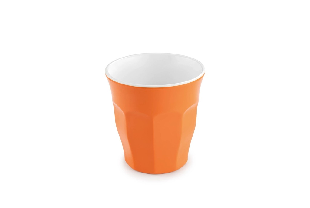 Vaso de Melamina de 300 ml de color naranja