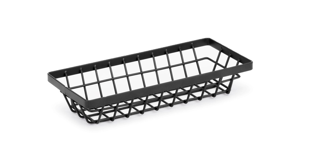 [P591003] Cesta de metal rectangular de 23 x 10 cm