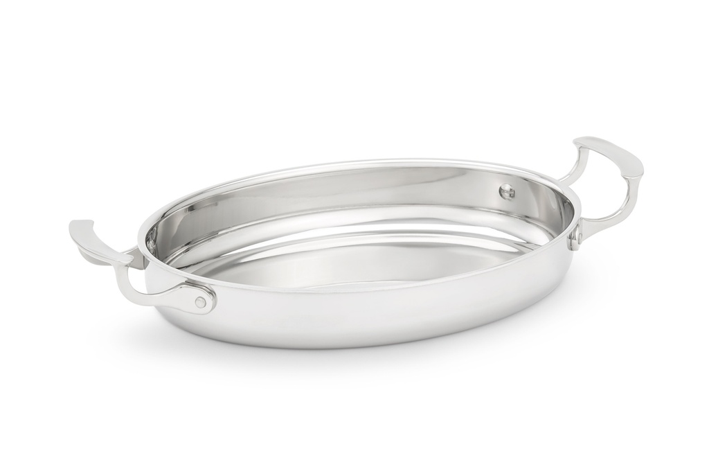 12 pulgadas 2 ⅝ de cuarzo Miramar ® utensilios de cocina oval au gratín sartén