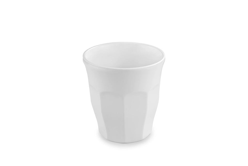 Vaso de Melamina de 300 ml de color blanco