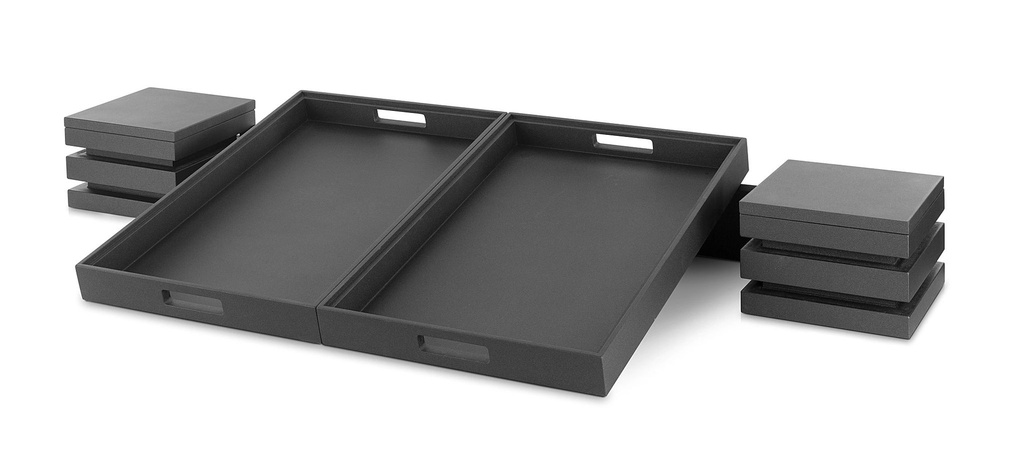 [P905320] Dos bandejas 60x40 cm Presentación Kit CUBIC