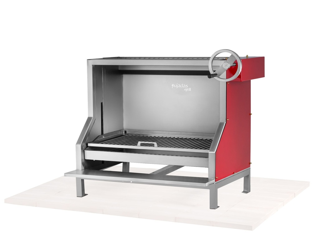 Brasa abierta lite sin base refractaria Roja