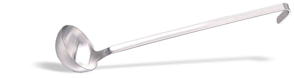 Cacillo monobloc de acero inoxidable de 42 centímetros con cuenco de 0,45 litros