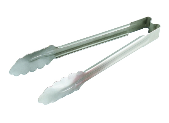 Pinzas festoneadas monobloc de acero inoxidable de 24.1 cm
