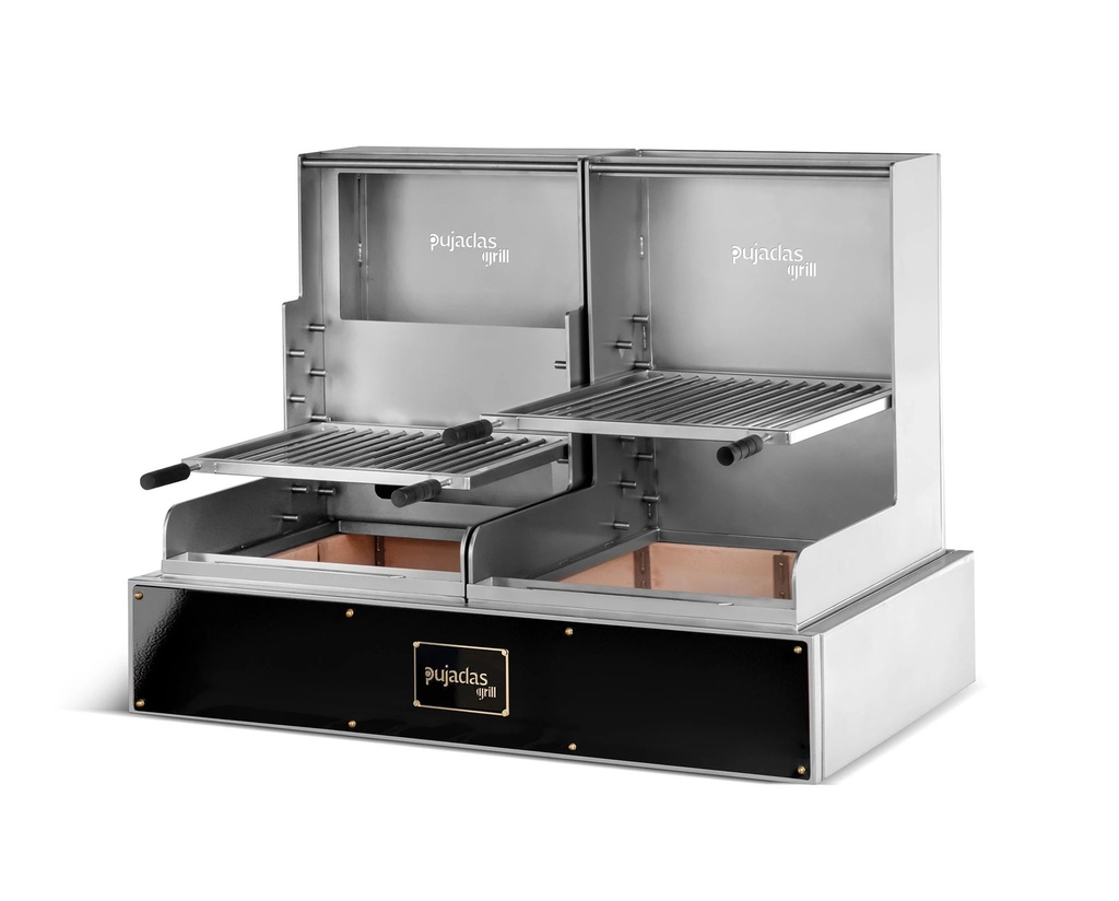 Brasa abierta lite de sobremesa Negra