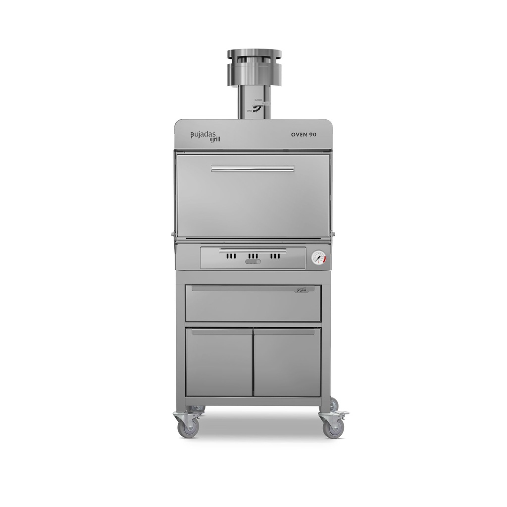 Horno de brasa Premium 90 Acero inoxidable