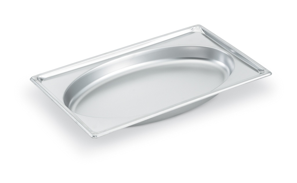 [3101020] Cacerola salvaje ovalada Super Pan® de acero inoxidable de tamaño completo de 2 ½ pulgada de profundidad