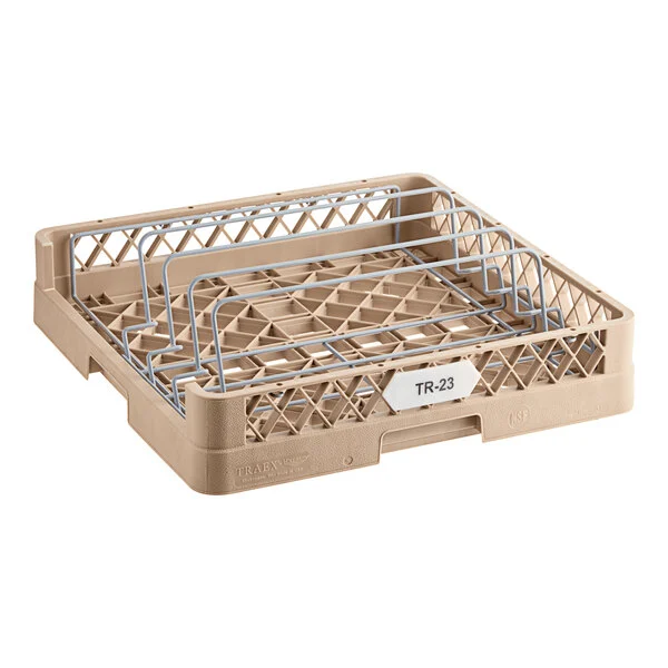 Cesta para grandes bandejas de polipropileno en color beige