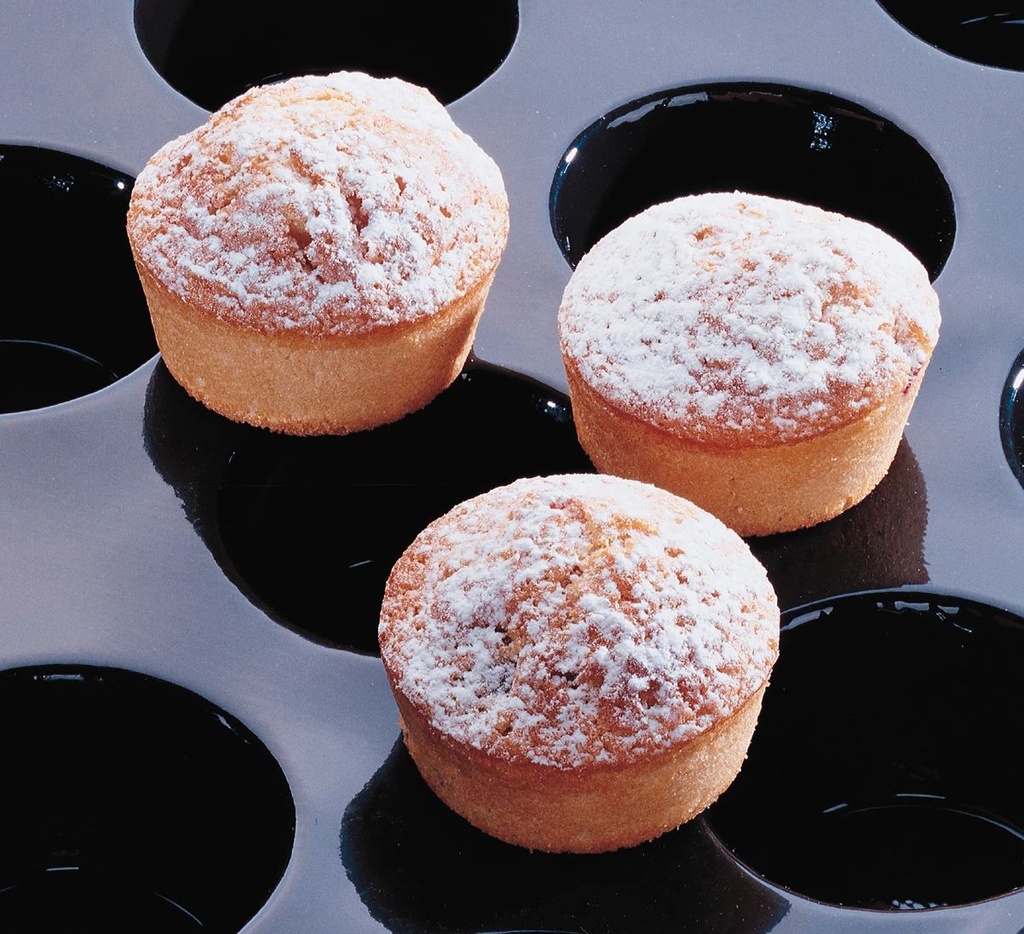 Molde Flexipan en forma de Muffins de 8,2 centímetros