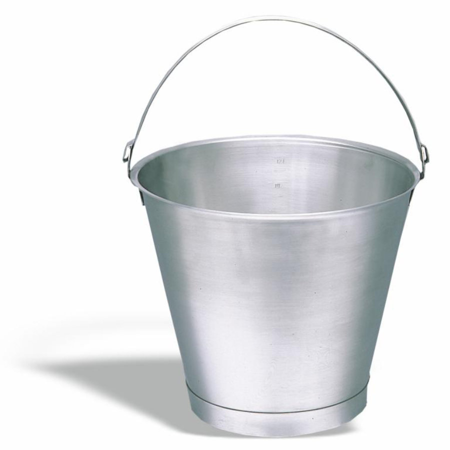 [P603012] Cubo con base de acero inoxidable de 12 litros